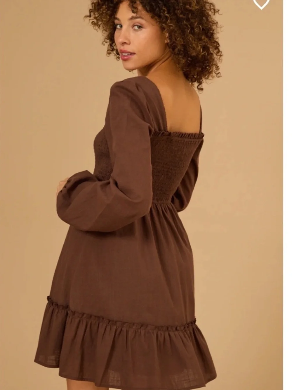 Altar'd State Megan Babydoll Long Sleeve Dress - Picture 3 of 8